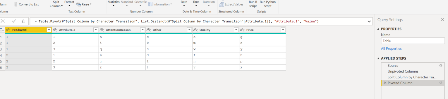 Solved: Re: Stack columns one after the other - Microsoft Fabric Community