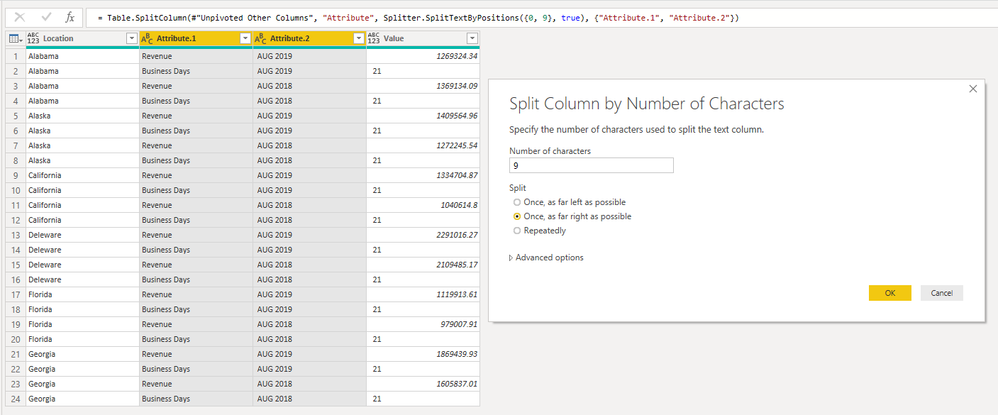 step 3 Calculation Between Two Columns - Rolling 24 Months - New Month Gets Added, Oldest Month Drops Off.PNG