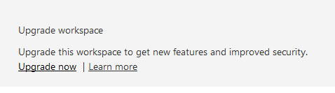 Solved: Broken Link in upgrade workspace - Microsoft Fabric Community