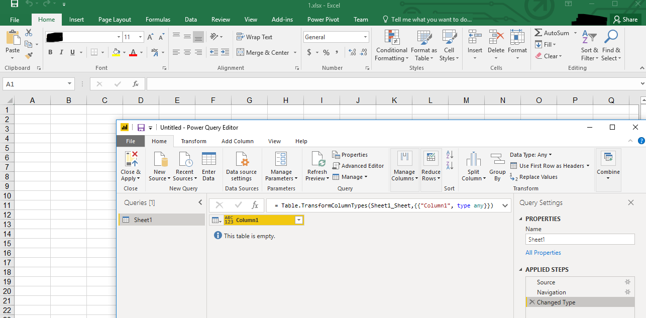 Empty spreadssheet - Microsoft Fabric Community