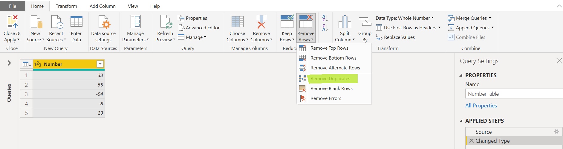Re: How to remove duplicates in table chart - Microsoft Fabric Community