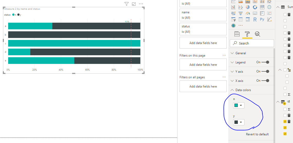Solved: Color change of the graphs according to the result - Microsoft ...