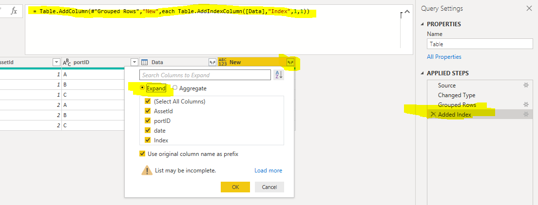 Solved: Count all previous Rows (Change formula from DAX t ...