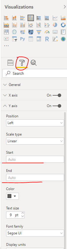 Set Same Y-axes' scale for two different charts - Microsoft Fabric ...
