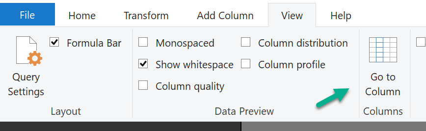 Solved: How to navigate to a column when I have hundreds o ...