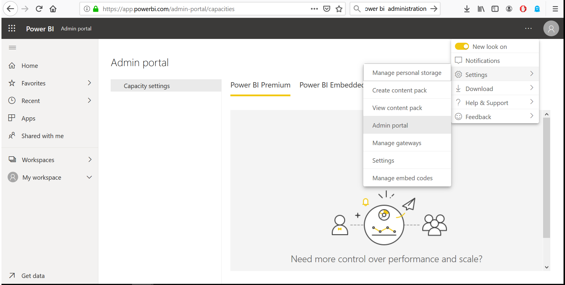 Solved: Admin portal - Microsoft Fabric Community