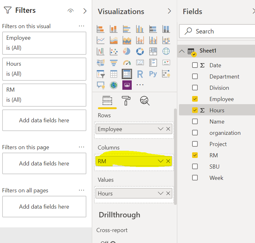 Row to Column and Divide that column - Microsoft Fabric Community