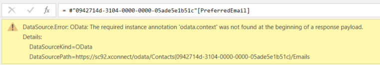 Odata Loading issues - Microsoft Fabric Community