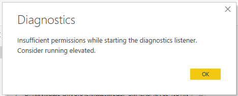 While doing start diagnostics getting above error.