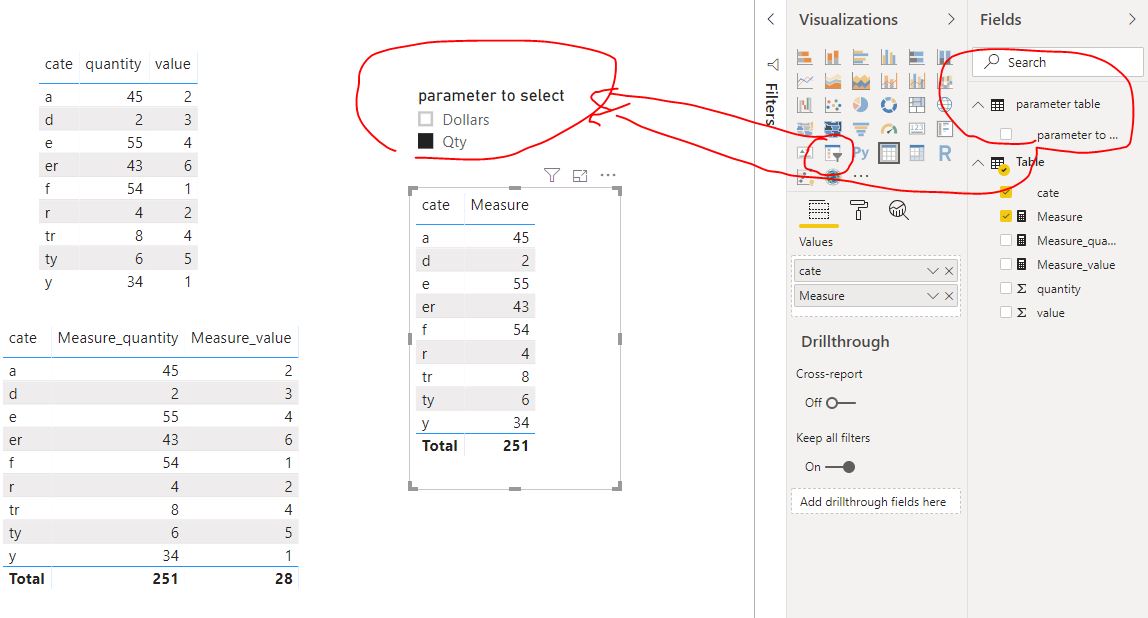 Using a Parameter as a filter and in calculated me... - Microsoft ...