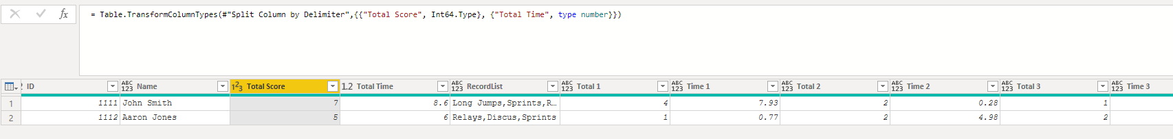 Solved: Transposing rows with specific values to columns - Microsoft ...