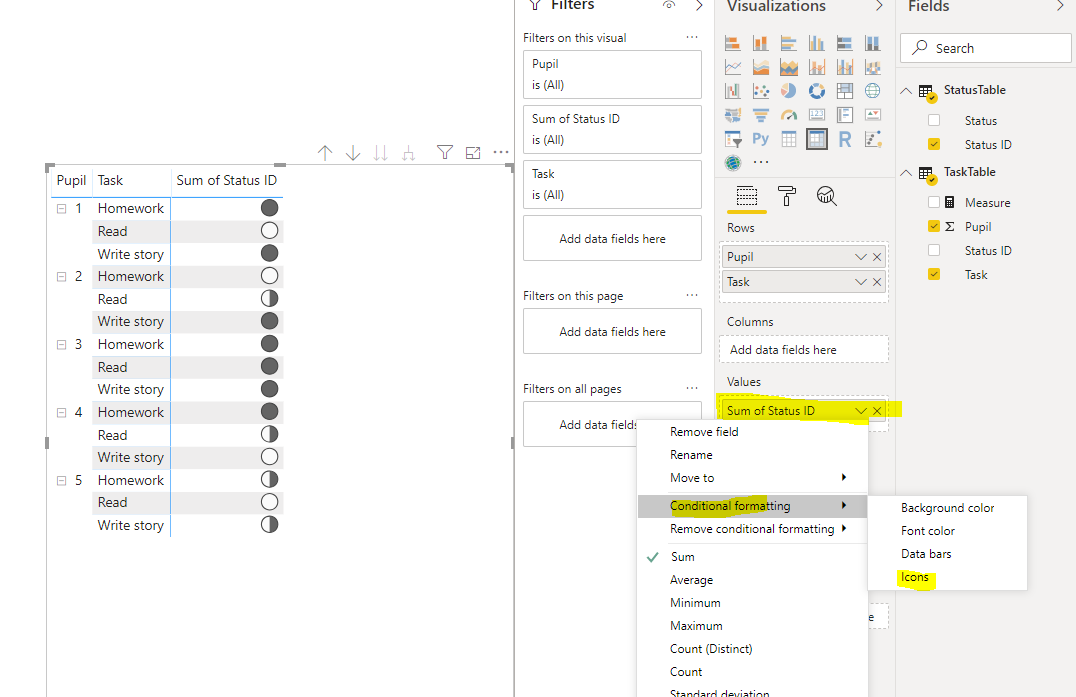 Solved: Progress bars - Microsoft Fabric Community