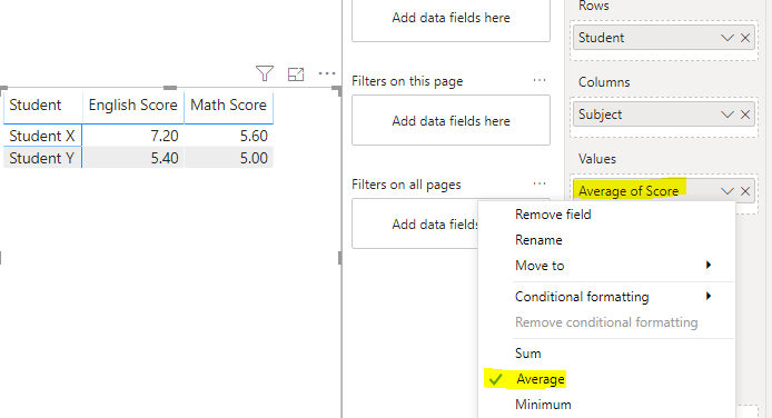 How to calculate Average with filter |DAX - Microsoft Fabric Community