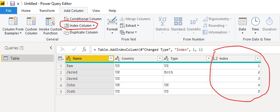 Solved: create a column that is based on the distinct coun ...