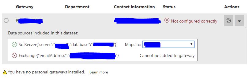 Solved: Gateway issue with Exchange and on-prem SQL Server - Microsoft ...