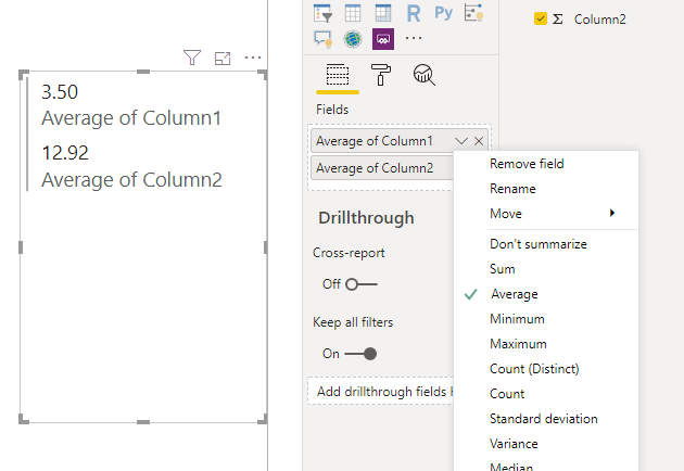 Solved: decimals showing in multi row card - Microsoft Fabric Community