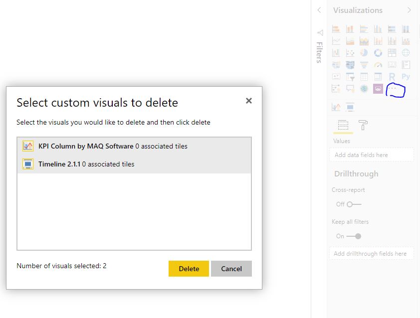 Remove custom visual item bug - Microsoft Fabric Community