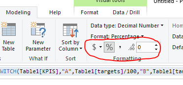 Changing number format on single visualisation - Microsoft Fabric Community