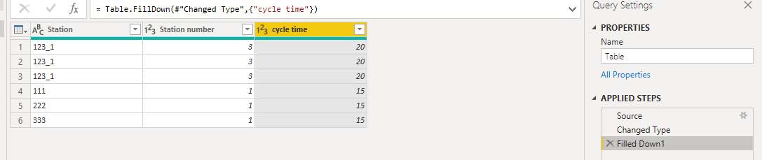 Solved: How to copy the value between rows according to so ...