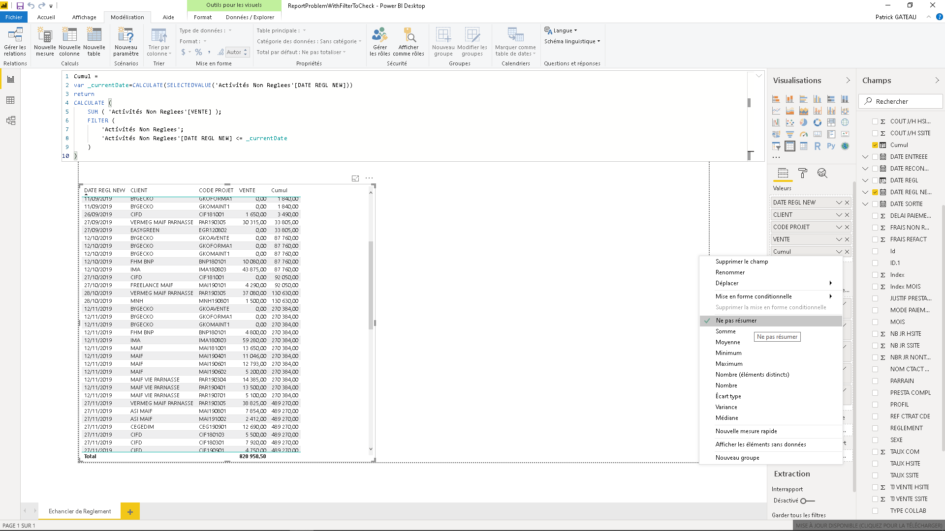 Solved: Sum function with a filter is not working in a sim ...