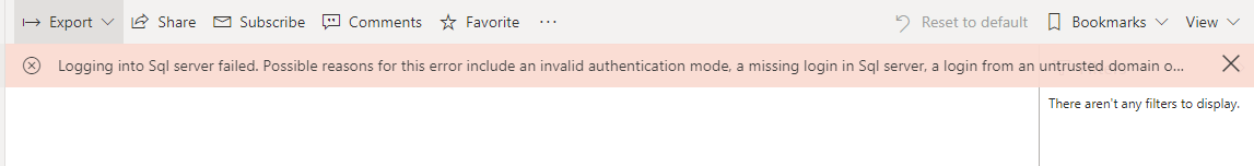DirectQuery reports not loading in PowerBI service - Microsoft Fabric ...