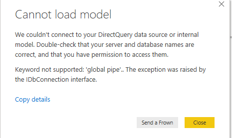 Direct Query Issues - Microsoft Fabric Community