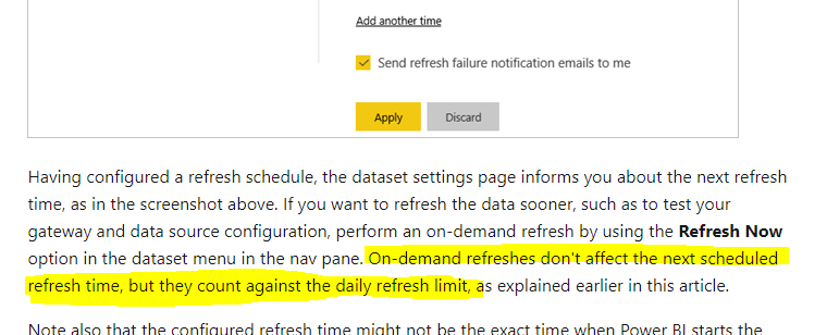 Refresh more than 8 times - Microsoft Fabric Community