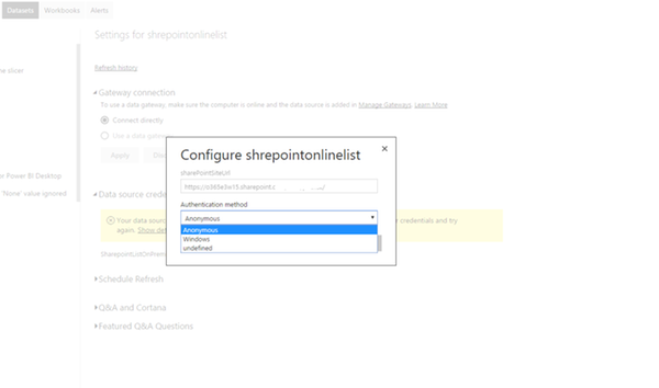 Data Source Credentials Issue - Microsoft Fabric Community