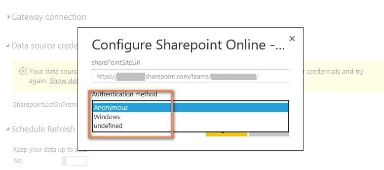 Invalid credentials on Sharepoint folder - Microsoft Fabric Community