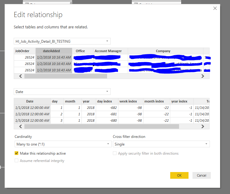 Solved: Date Table Relationship Not Working - Microsoft Fabric Community