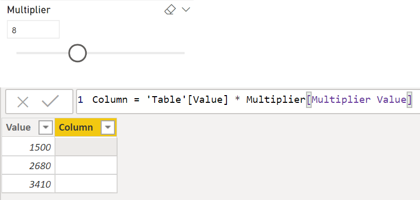 Solved: Use parameter in new column - Microsoft Fabric Community