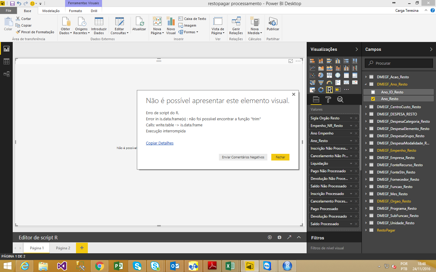 Solved: Problem when exporting data to excel - Microsoft Fabric Community