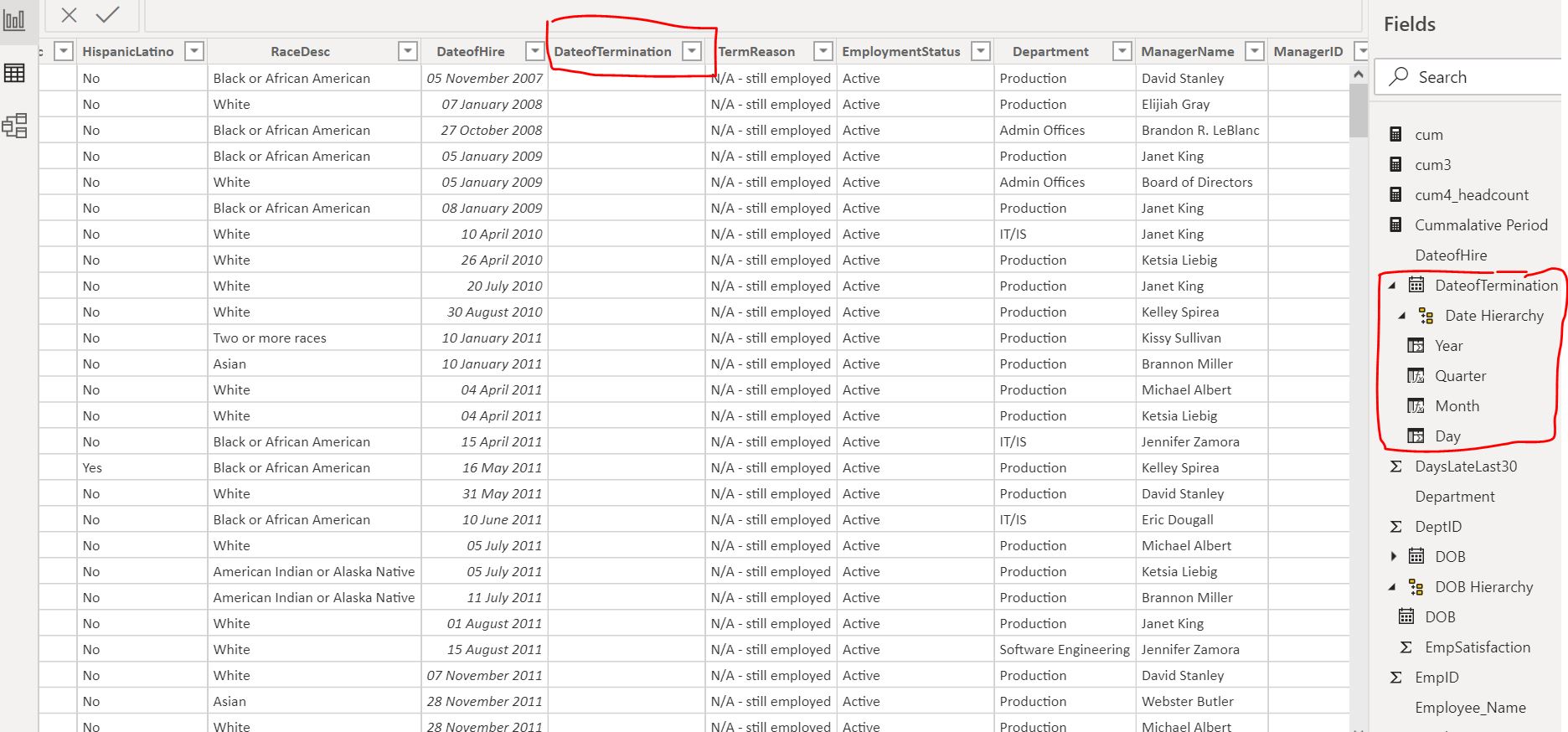 Solved: How to find total headcount value from 2006 year t ...