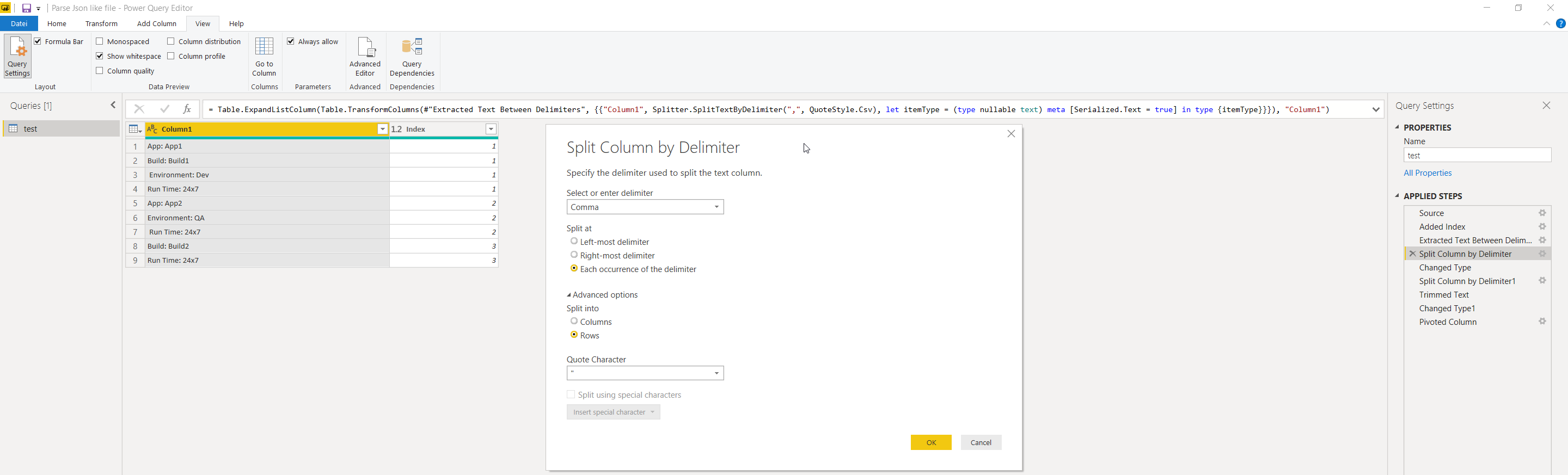 Solved: Split columns and sort outcome? - Microsoft Fabric Community