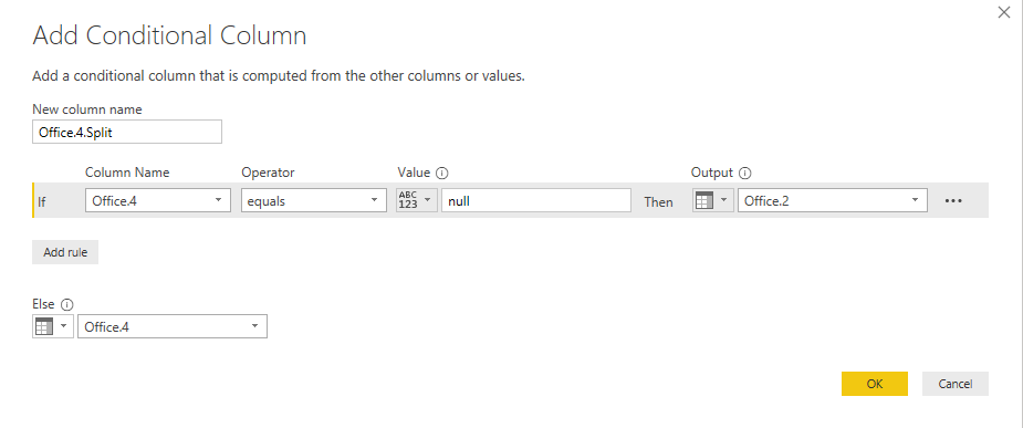 Solved: Conditional Column (Variable) - Microsoft Fabric Community