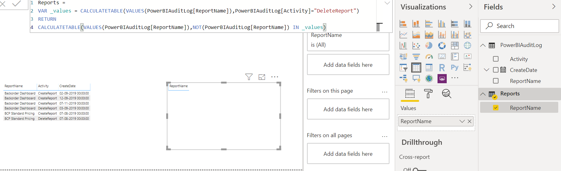 Solved: dax equivalent to select not In same table with wh ...