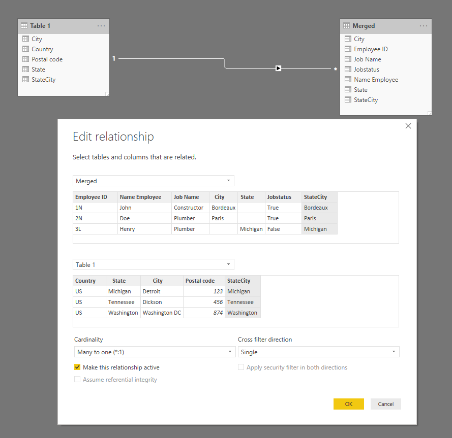 Solved: create relationship - Microsoft Fabric Community