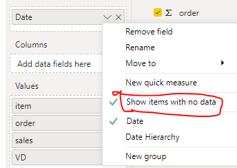 Re: Blank row in matrix after each Item - Microsoft Fabric Community