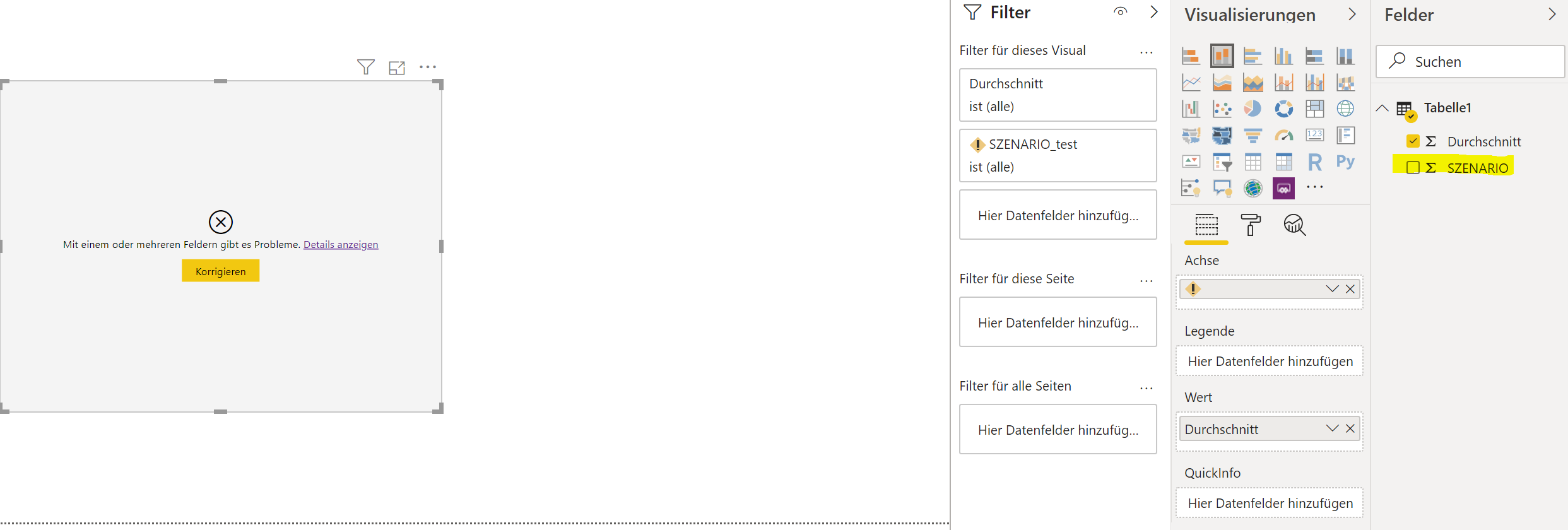 Automatted visual update when changed column name ... - Microsoft ...