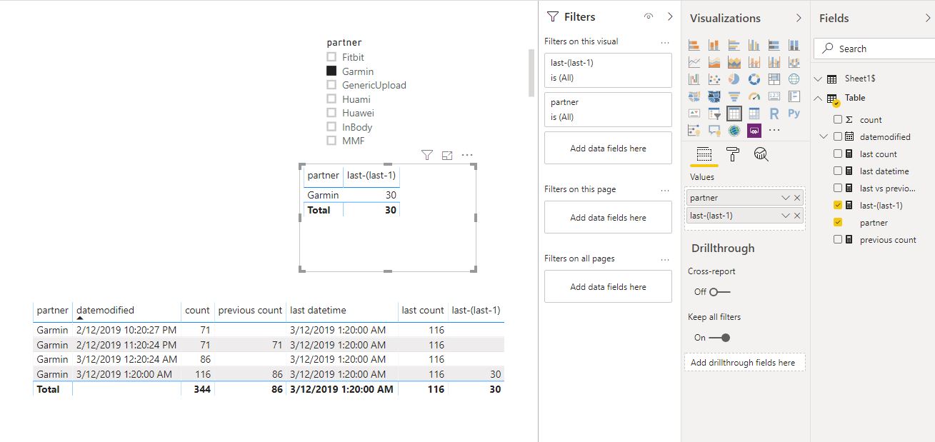Solved: Difference between latest and second latest values - Microsoft ...