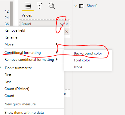 Solved: Color Code Based on Column - Microsoft Fabric Community