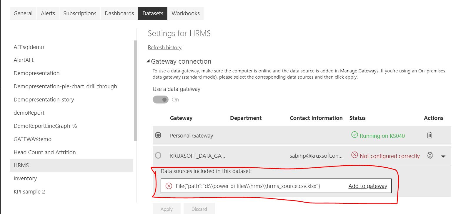 How to refresh data from excel to power bi service - Microsoft Fabric ...