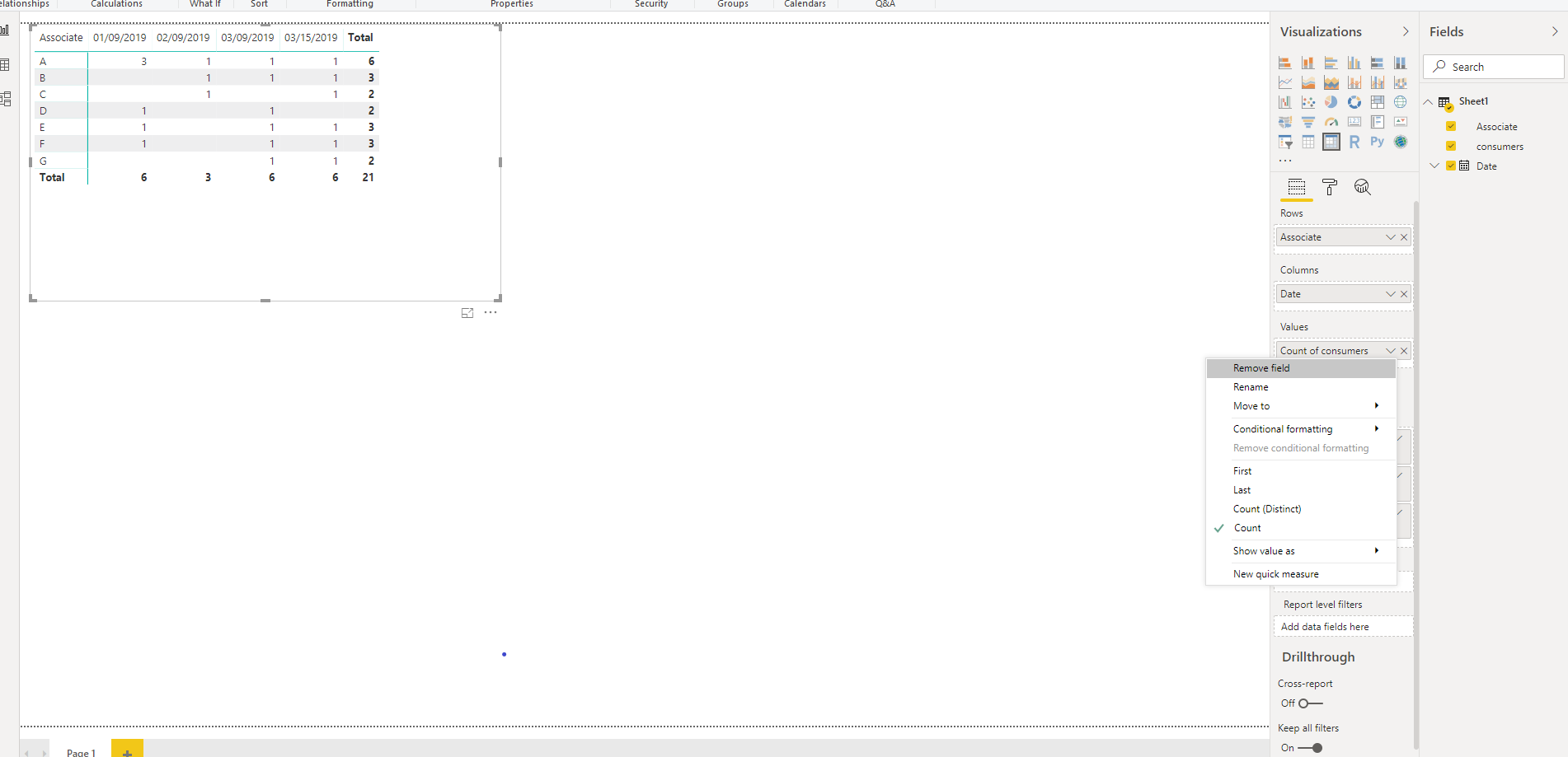 Solved: Count blank in matrix - Microsoft Fabric Community
