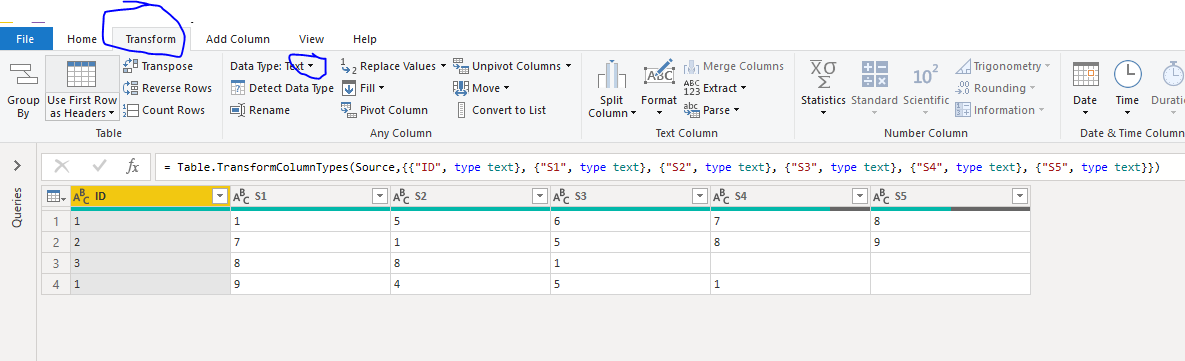 Solved: Transform values to be table Key - Microsoft Fabric Community