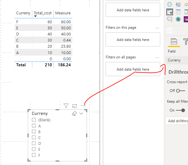 Visual cannot be displayed when using a slicer - Microsoft Fabric Community