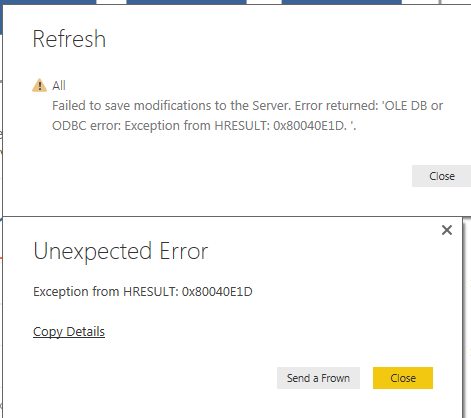 Solved: Issues with refresh data with an excel file (Power ...
