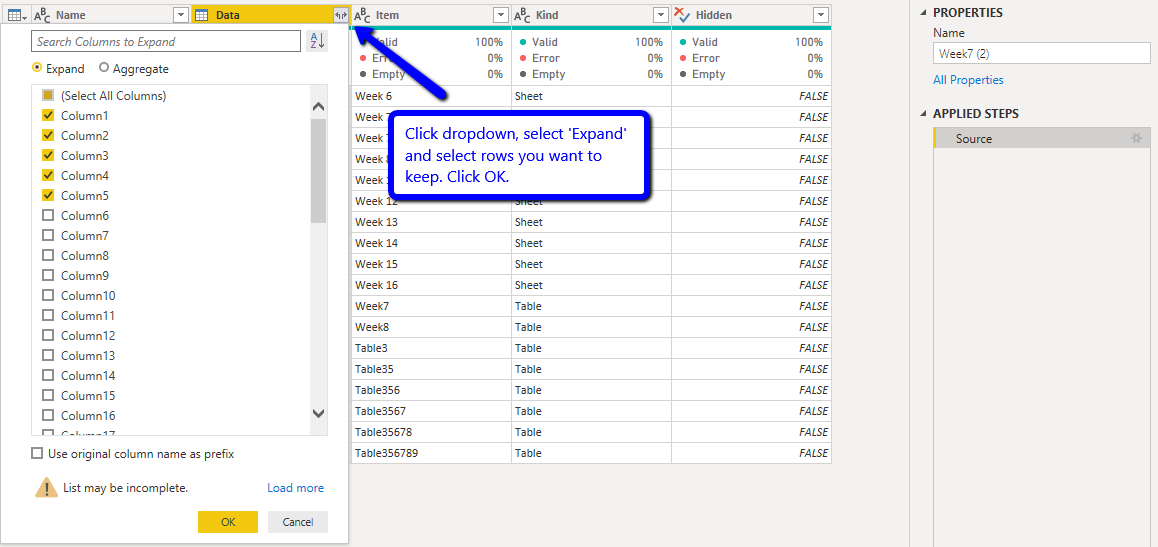 Solved: Re: How to filter excel data during load to Power ...