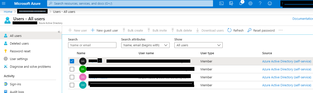 New user not able to add in azure active directory - Microsoft Fabric ...