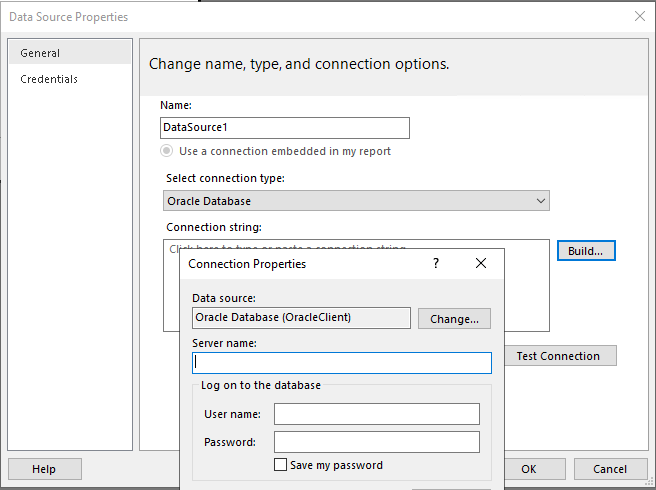 Power BI Report Builder connect to Oracle database - Microsoft Fabric ...