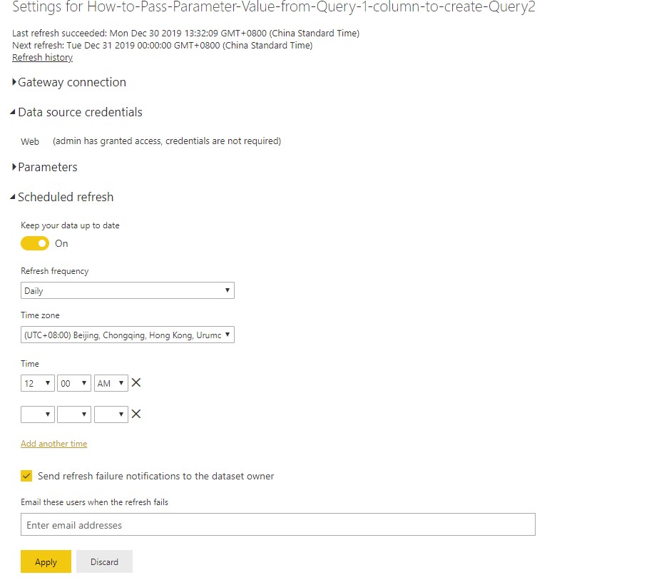 Solved: How to Pass Parameter Value from Query 1 column to ...